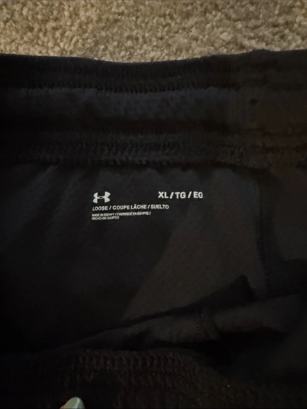 Under Armour Black Men's Lacrosse Performance Shorts with Gray Drawcord
